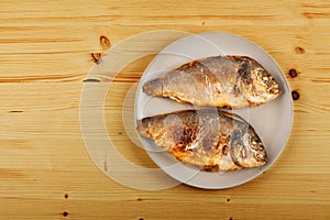 Roasted gilt head bream