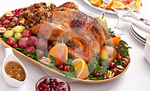 Roasted holiday turkey