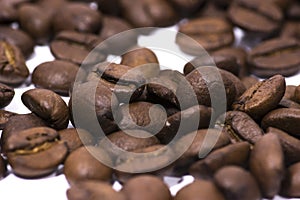 Roasted Mocha Coffee Beans close-up photo