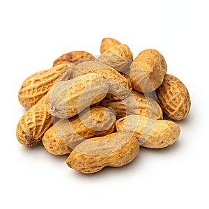 Roasted Peanuts Isolated on Transparent Background