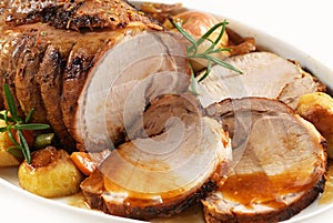 Roasted pork