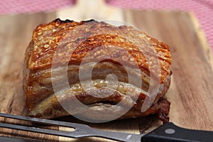 Roasted pork belly