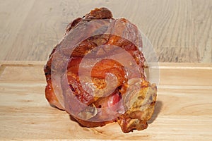 Roasted pork gammon shank