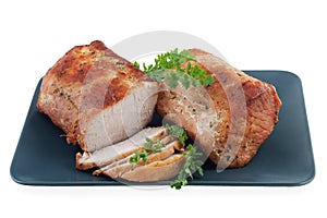 Roasted pork loin