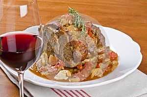 Roasted Pork Shoulder Served with Red Wine #2