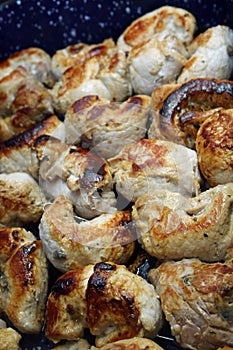 Roasted poultry meat