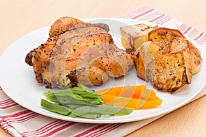 Roasted Poussin or Cornish Game Hen photo