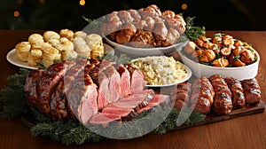 Roasted Prime Rib Dinner with Holiday Sides