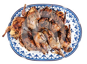 Roasted quails