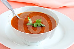 Roasted red pepper soup