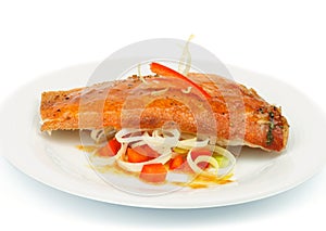 Roasted Red Snapper Fish