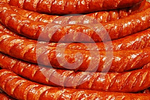 Roasted sausages