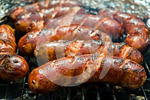 Roasted sausages