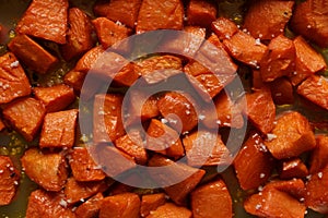 Roasted sweet potatoes