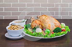 Roasted turkey