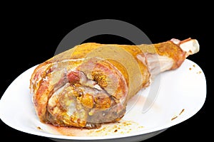 Roasted turkey leg