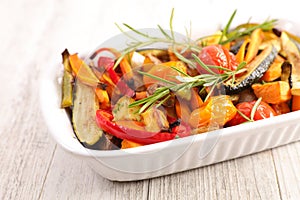 Roasted vegetable and tyme