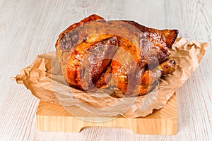 Roasted whole chicken