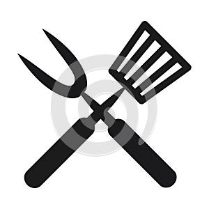 Roasting utensil cutlery icon vector illustration design