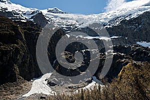 Rob roy glacier portrait photo