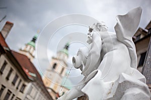 Robba's Fountain, Ljubljana, Slovenia