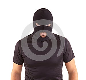 Robber with masked