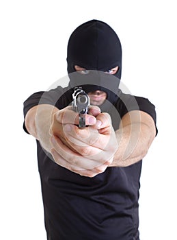 Robber with masked