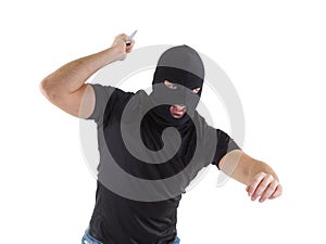 Robber with masked