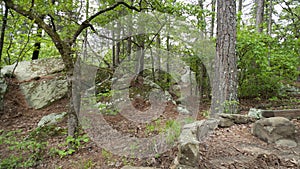 Robber`s Cave State Park, Wilburton, Oklahoma, Stream in the mountains