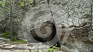 Robber`s Cave State Park, Wilburton, Oklahoma, Stream in the mountains