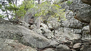 Robber`s Cave State Park, Wilburton, Oklahoma, Stream in the mountains