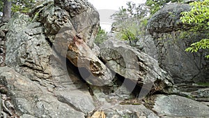 Robber`s Cave State Park, Wildburton, Oklahoma, Stream in the mountains