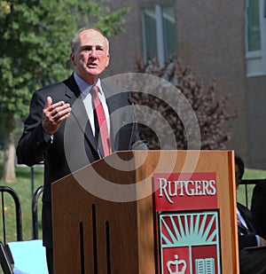 Groundbreaking Ceremony For Paul Robeson Plaza