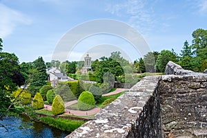 Robert Burns Memorial Monument in Alloway near Ayr Scotland