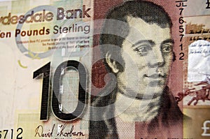 Robert Burns on Scottish Banknote