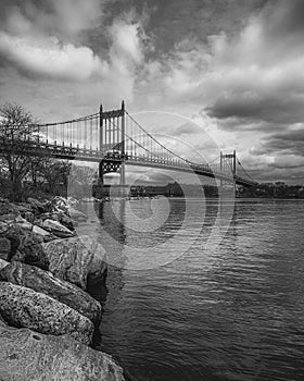 The Robert F Kennedy Bridge from Randalls Island, in New York City