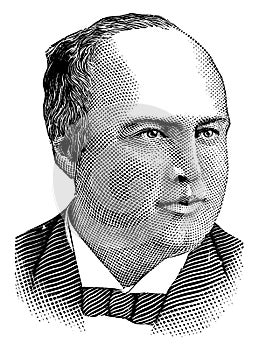 Robert J. Ingersoll, vintage illustration