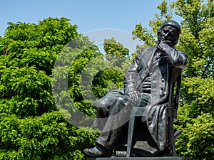 Robert Schumann monument in Zwickau