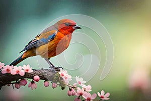 robin on a branch robin on a twig