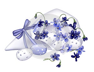 Robin eggs and violets