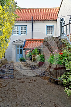 Robin Hood Bay village street scenes - North Yorkshire, England