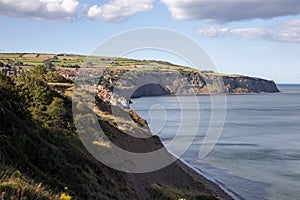 Robin Hoods Bay View from cliffs