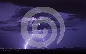 Robles Junction Lightning photo