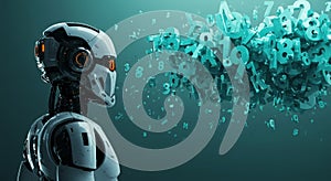 Robot AI artificial intelligence data technology machine learning science image