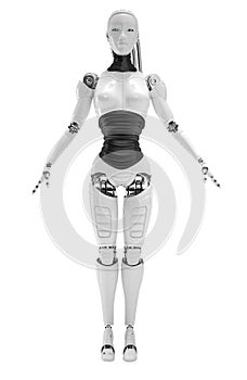 Robot android women