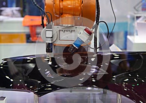 Robot arm vision inspection