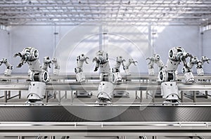 Robot assembly line