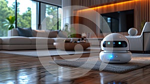 Robot assistant maintaining air quality and temperature in bedroom