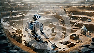 Robot Assisting in Archaeological Excavation