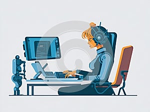 Robot Assisting in the Office